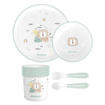 Набор детской посуды из 5 предметов, Kikkaboo Savanna Mint