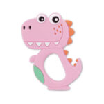 Прорезыватель для зубов Lorelli DINO LUCKY Pink
