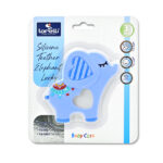 Jucarie de dentitie din silicon Lorelli ELEPHANT LUCKY Blue - imagine 2