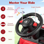 Tractor electric pentru copii TRONT Red - imagine 4
