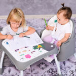 Scaun de masa 3-in-1 Lorelli TRICK Grey Candy - imagine 5