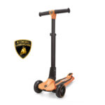 Самокат 3-х колёсный складной, возраст 3-8 лет, LAMBORGHINI L1 Orange