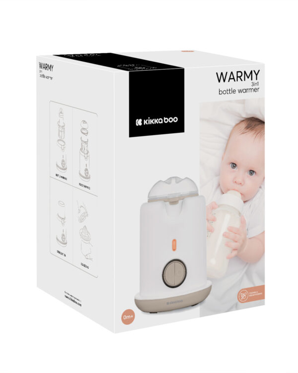 Многофункциональный подогреватель Kikkaboo 3-в-1 WARMY Beige — изображение 14