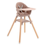 Scaun de masa 2-in-1 Kikkaboo WOODY Pink 2024